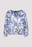 Blouse with floral pattern