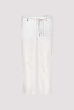 Straight-leg jeans with frayed details