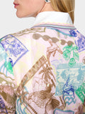 ‘Knitted in Germany’ printed cardigan