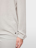 Loose-fitting blouse with V-neck