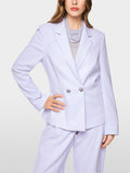 Double-breasted fancy buttons blazer