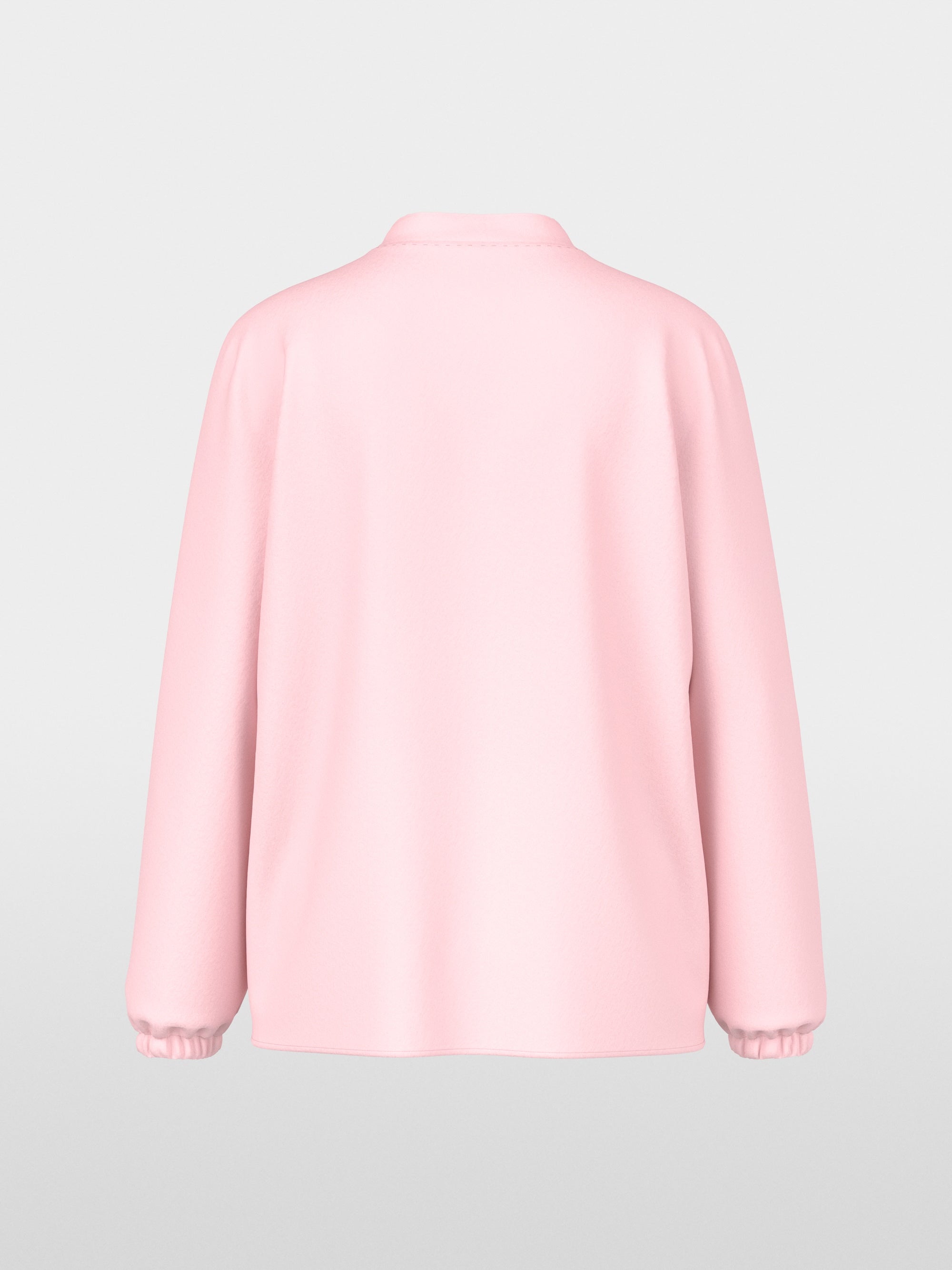 Loose-fitting blouse with V-neck